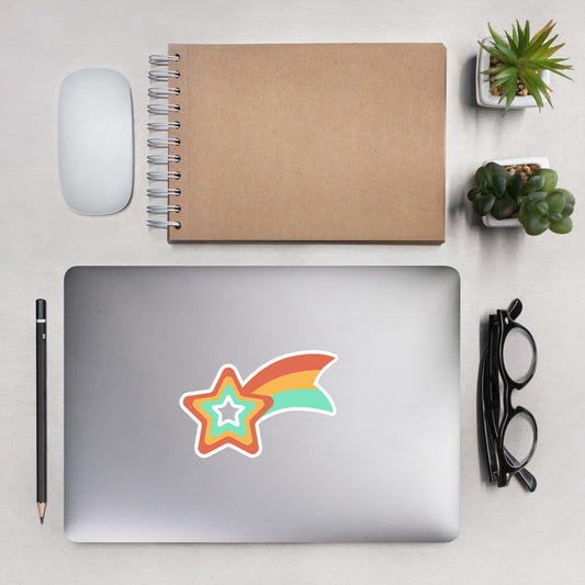 Pastel Shooting Star Sticker