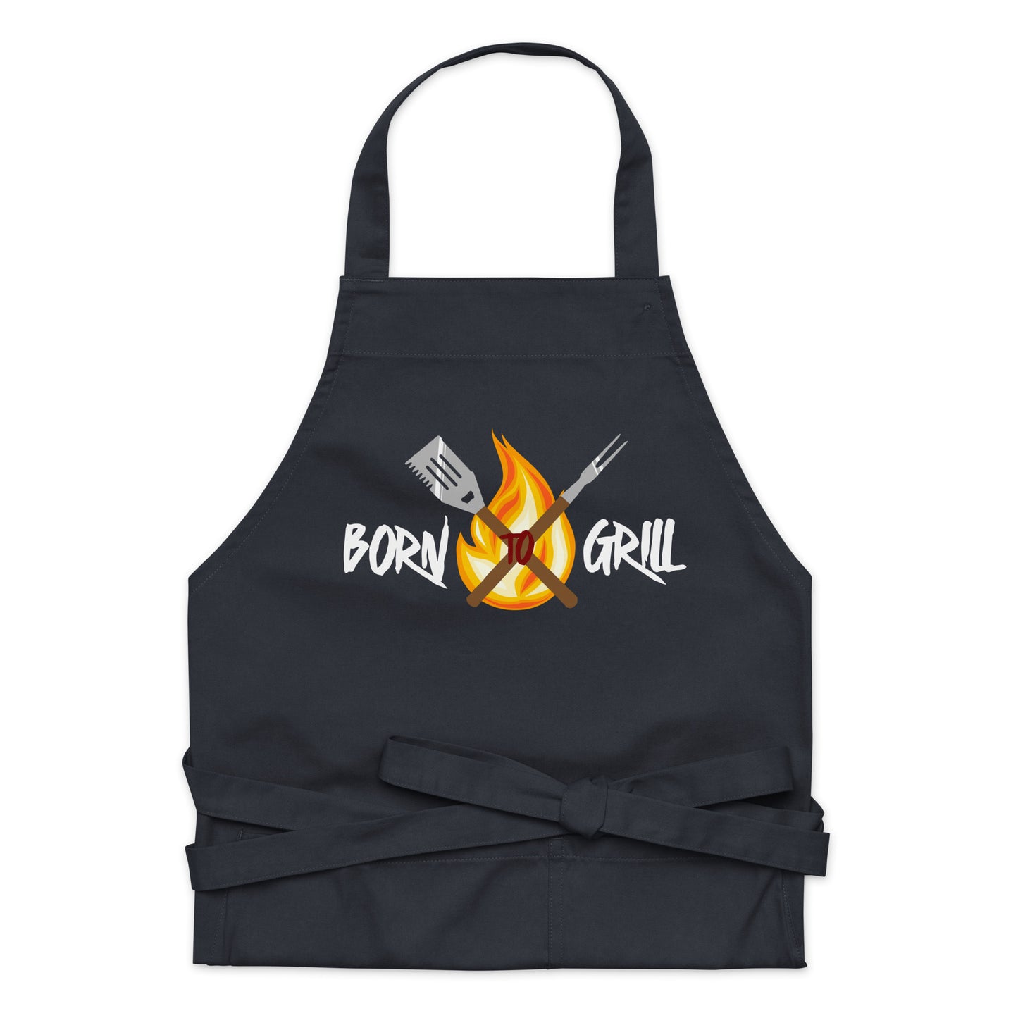 Born To Grill Organic Cotton Apron