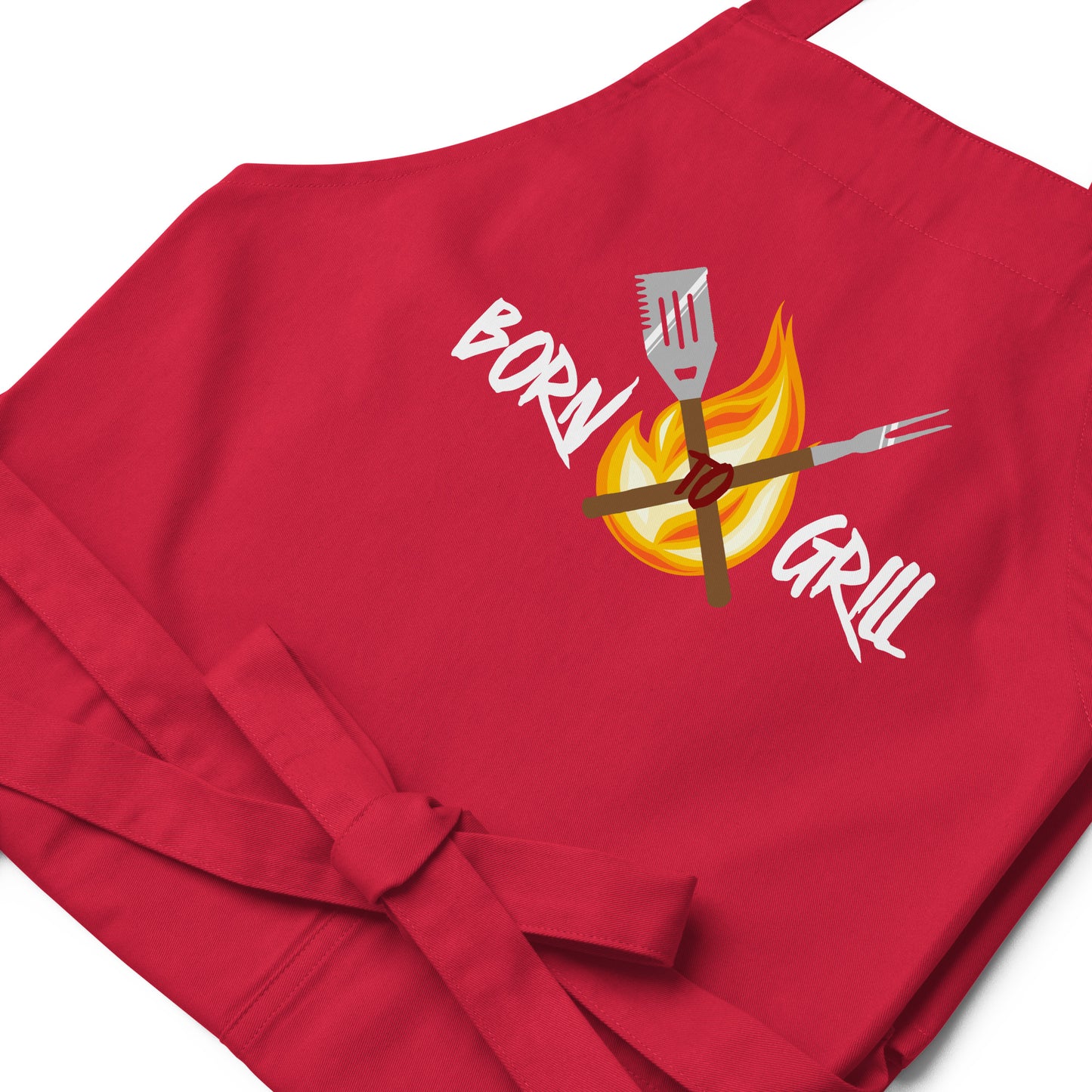 Born To Grill Organic Cotton Apron