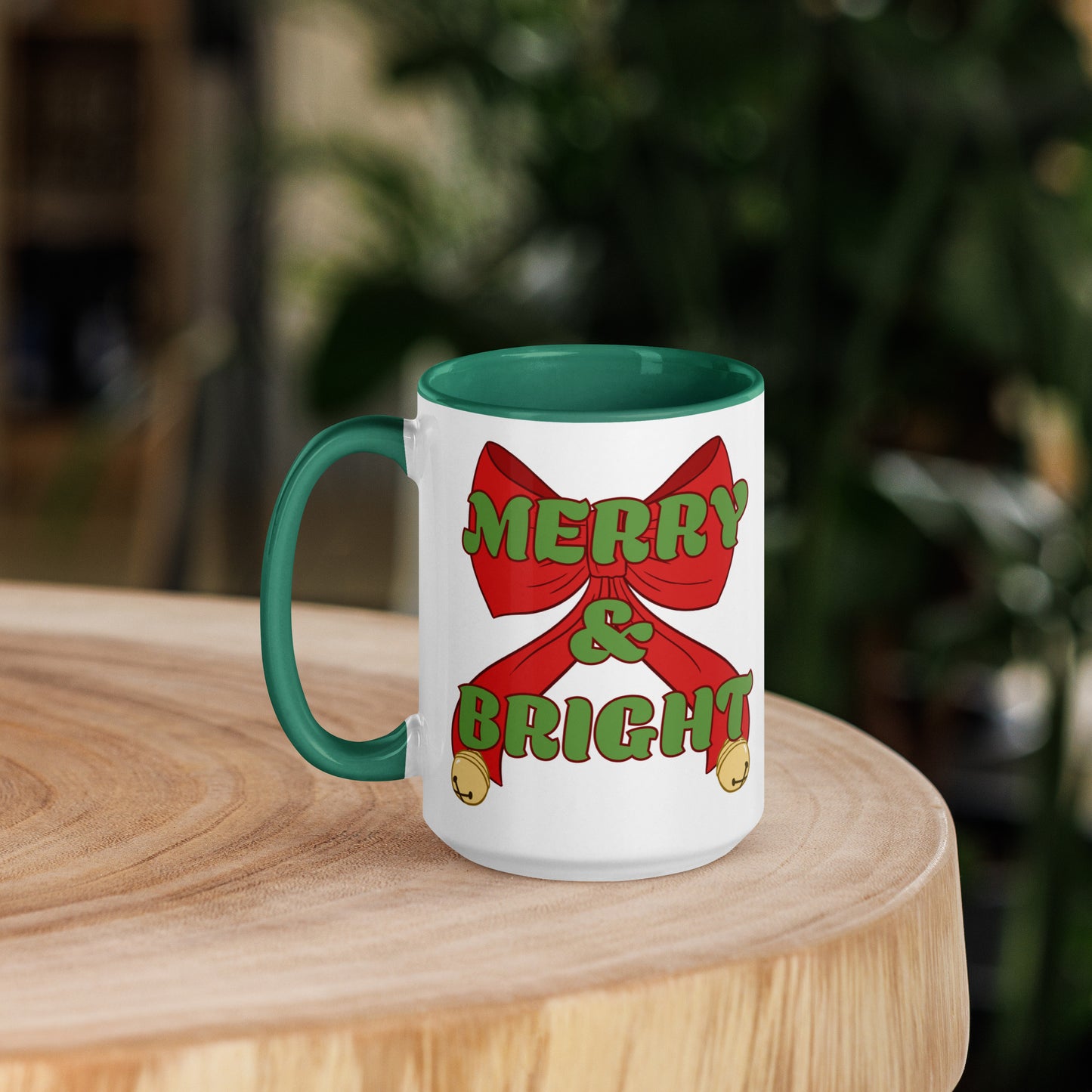 Merry & Bright-Color Accent Mug