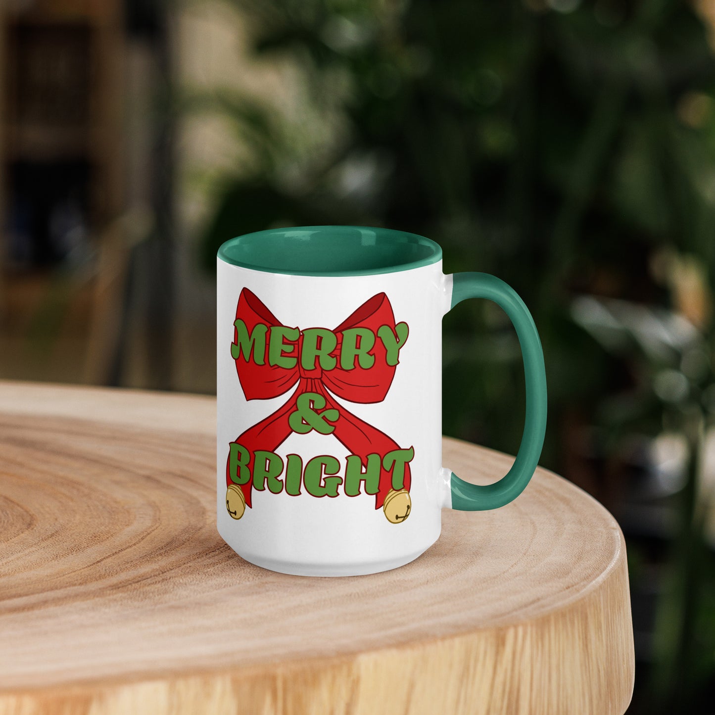 Merry & Bright-Color Accent Mug