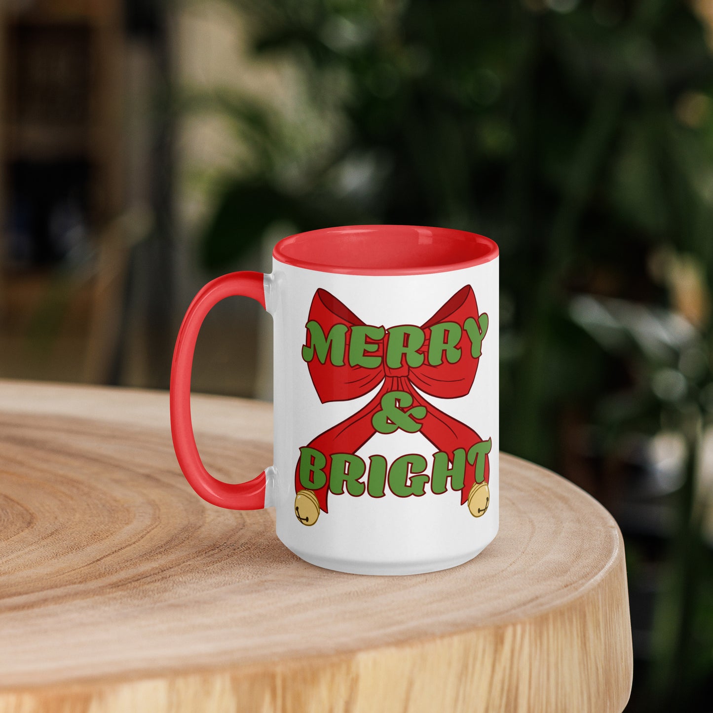 Merry & Bright-Color Accent Mug