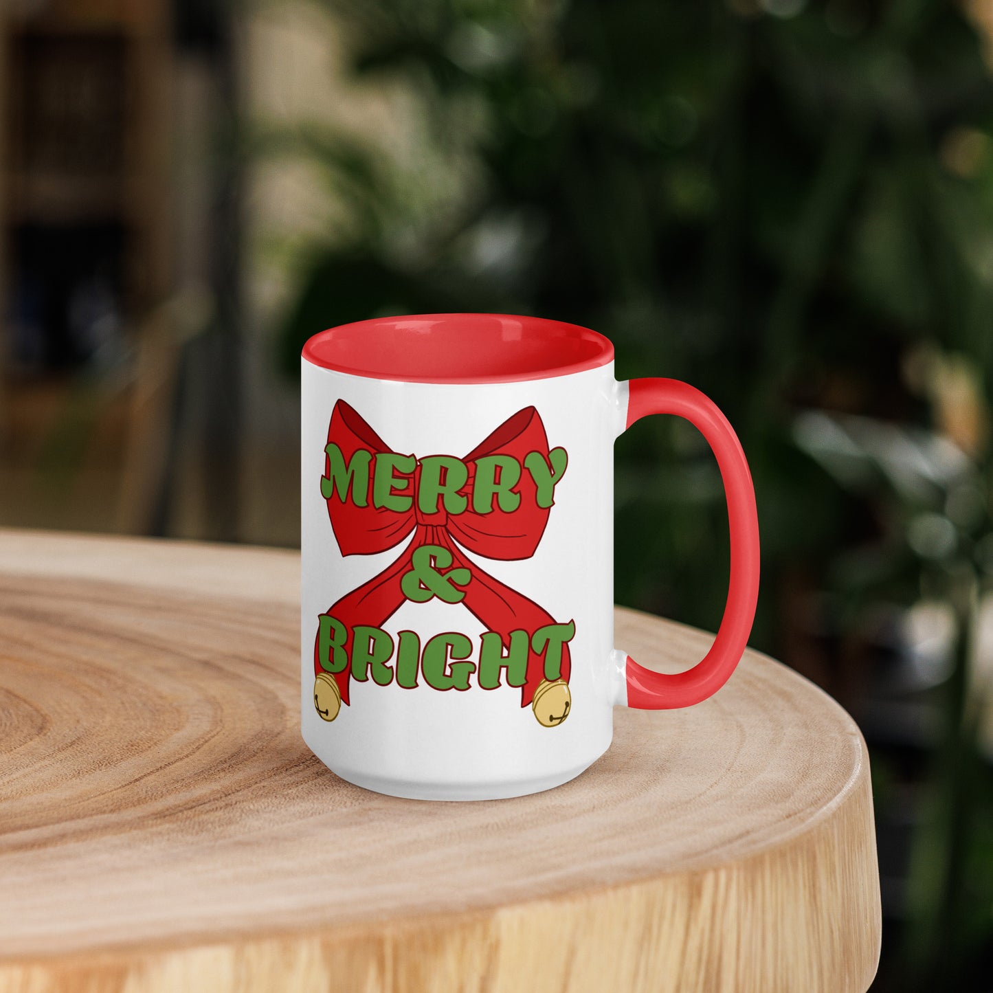 Merry & Bright-Color Accent Mug